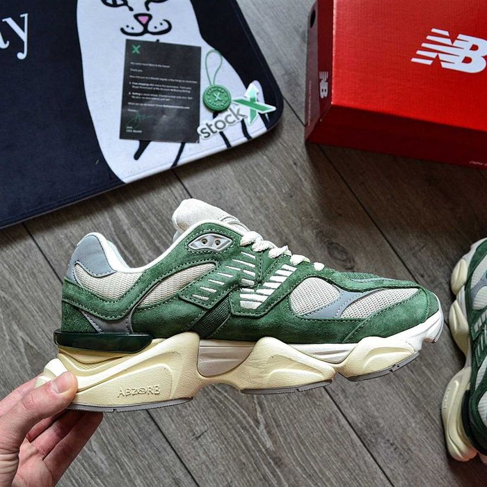 Женские кроссовки New Balance 9060 'Nori Green' Размеры 36-40