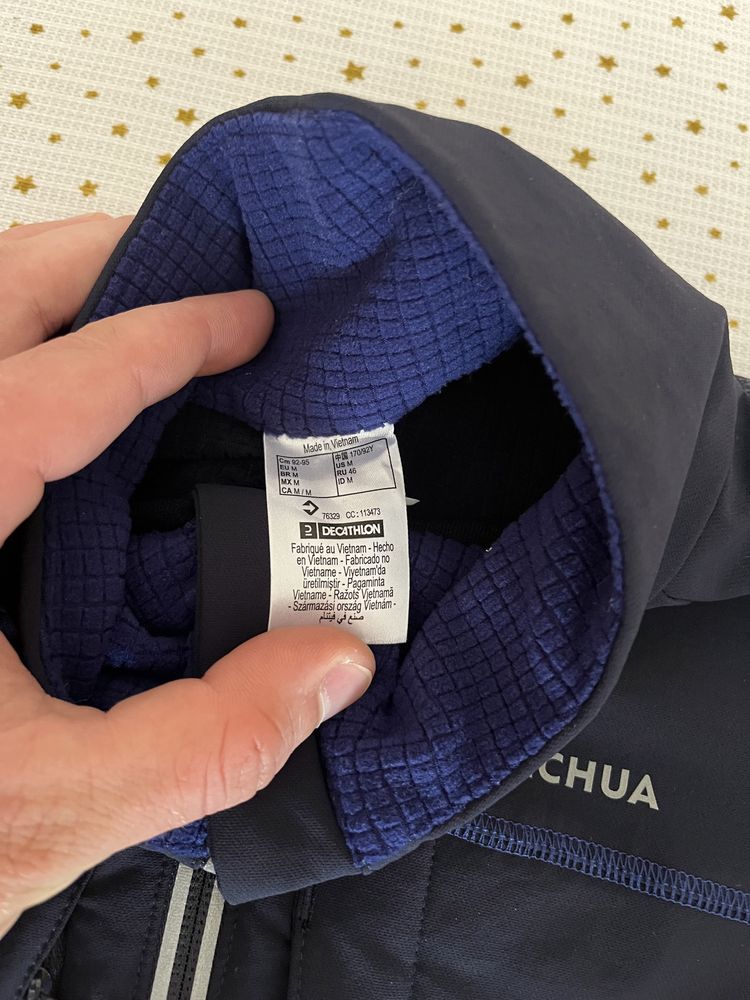 Куртка softshell Quechua sh900 warm трекінгова , унісекс , туристична