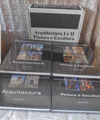 Arquitetura, Pintura e Escultura - 4 livros novos na caixa original