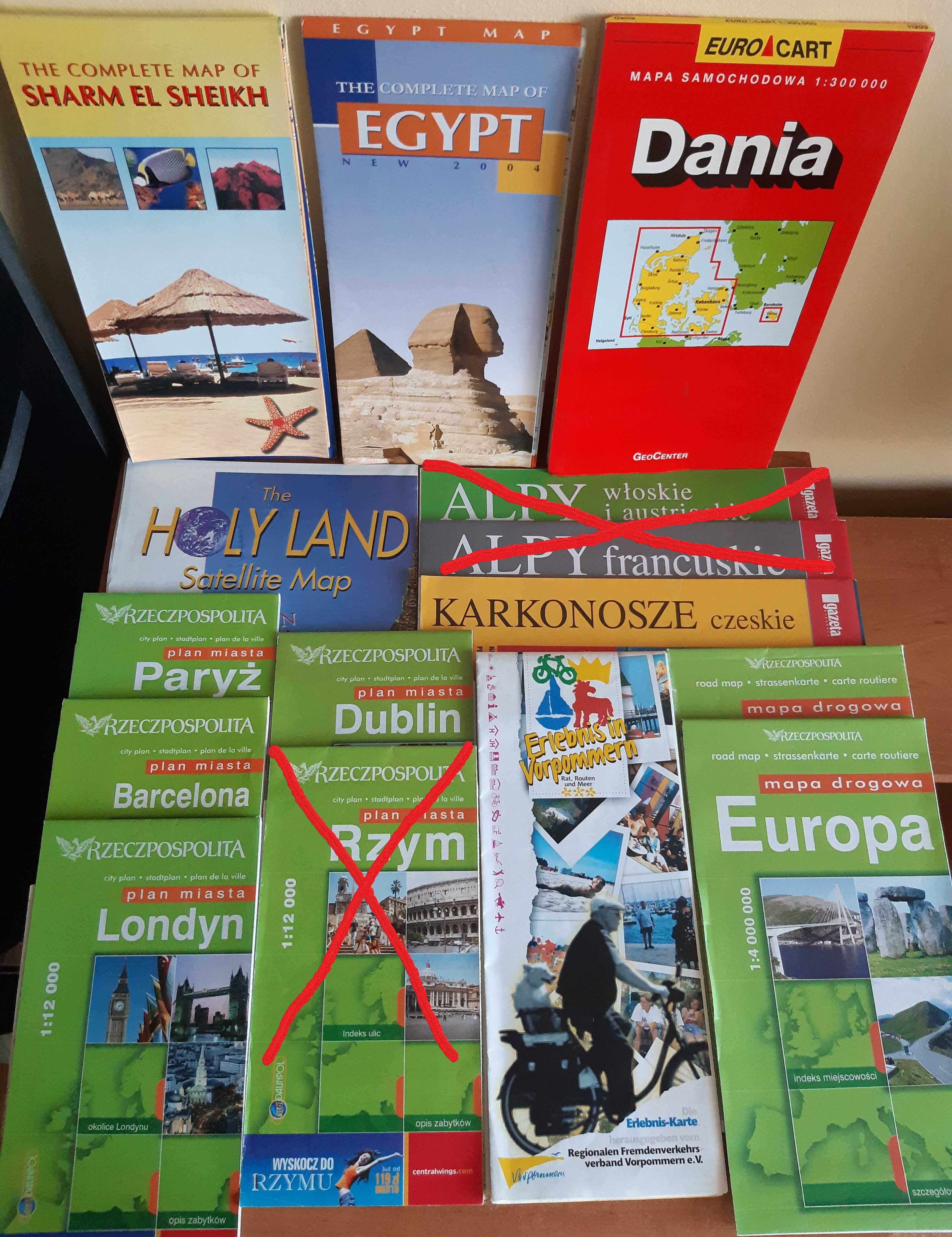 Mapy, zagranica i świat. Przesyłka OLX