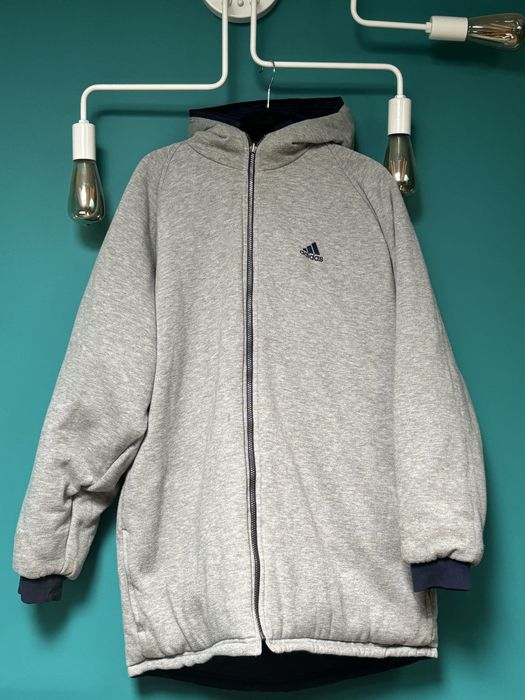 Adidas Vintage 2-side Jacket Blue/Gray вінтажна куртка Адідас