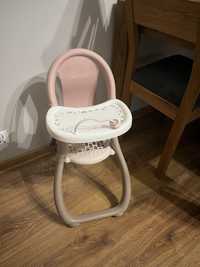 Krzesełko do karmienia dla lalek Smoby.
