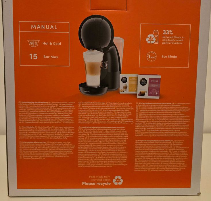 Máquina de Café Krups Dolce Gusto Piccolo XS Black