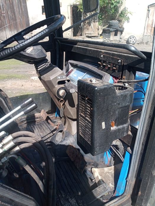 Traktorek Iseki TU155F z pługiem i rozsiewaczem, traktorek ogrodowy