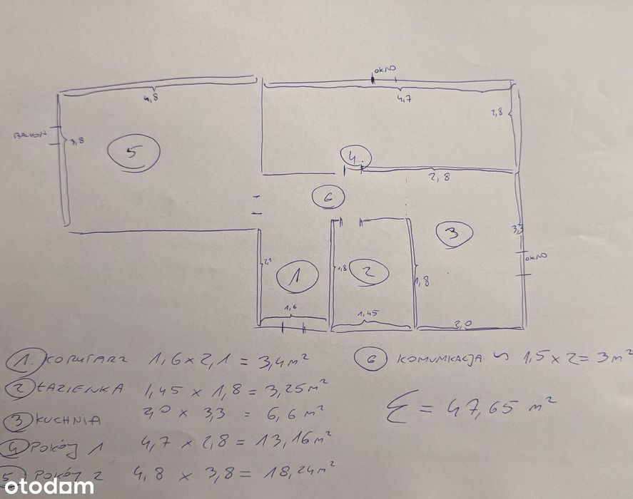 Mieszkanie z potencjałem większym niż Twoje plany na nowy rok! 2 pok.