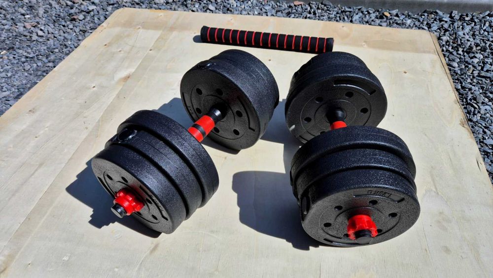 Zestaw hantli na start do domu