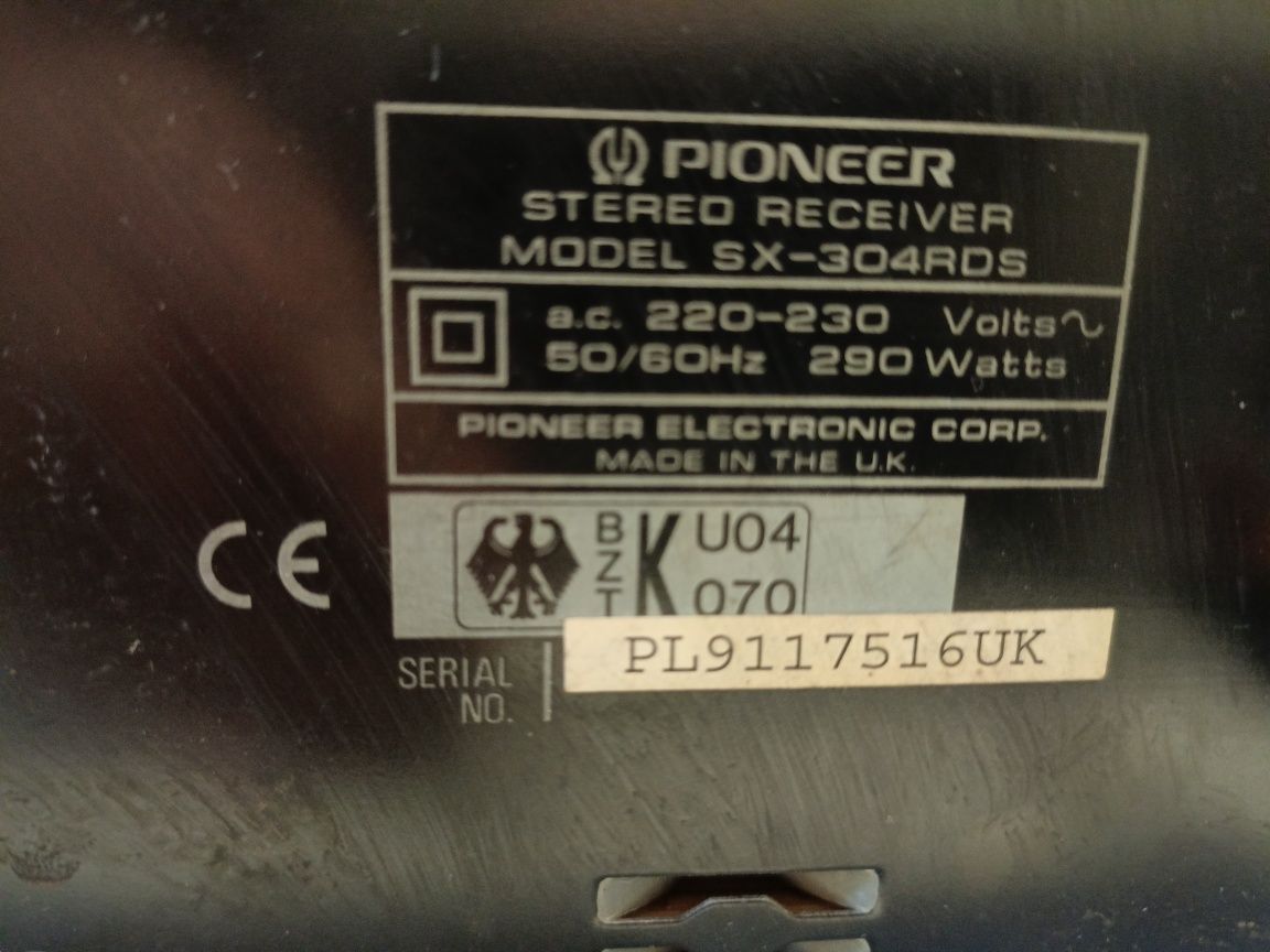 Amplituner stereo PIONEER SX-304RDS, pilot