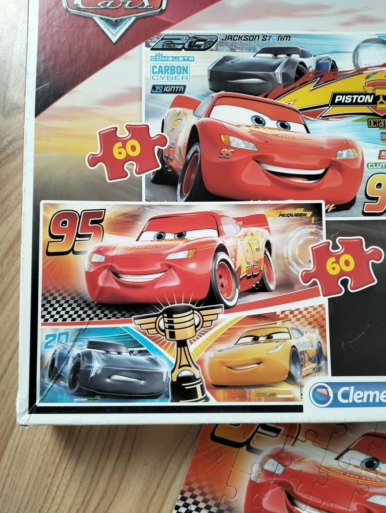 Puzzle cars 2 układanki po 60 puzzli