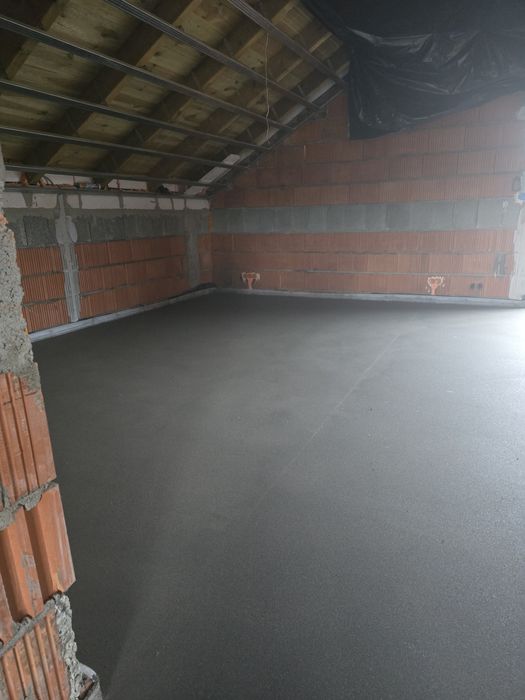 Wylewki Maszynowe - Posadzki cementowe - Styrobeton