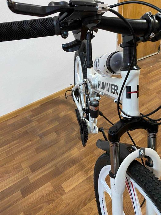 Велосипед складний Hummer на литих дисках 26 дюймів Двопідвіс