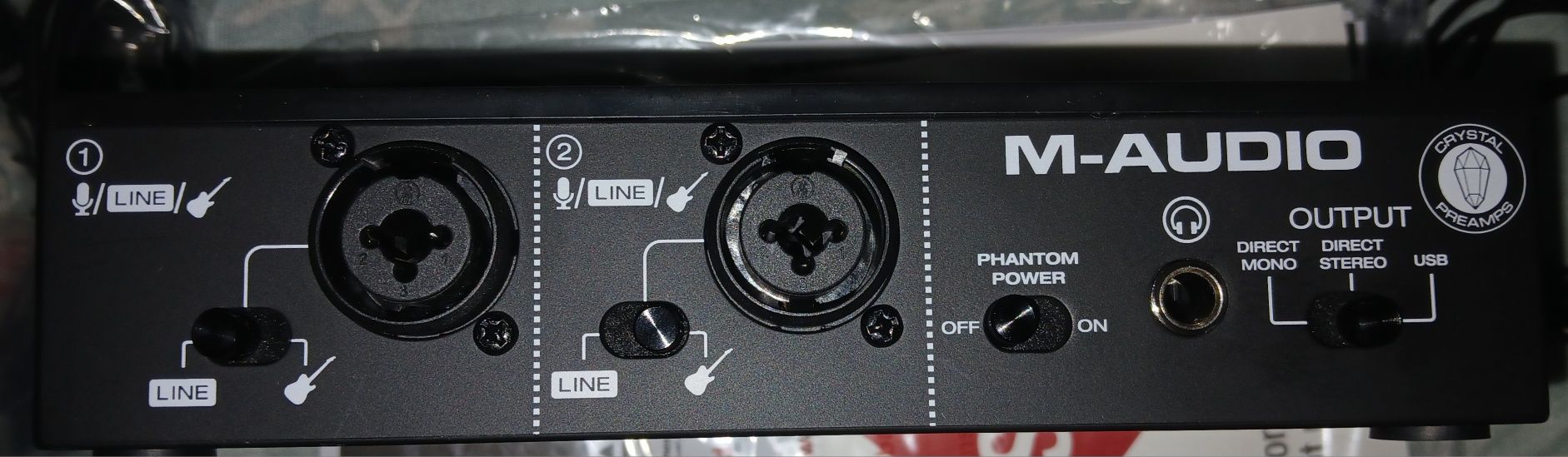 M-TRACK DUO jak nowy m-audio