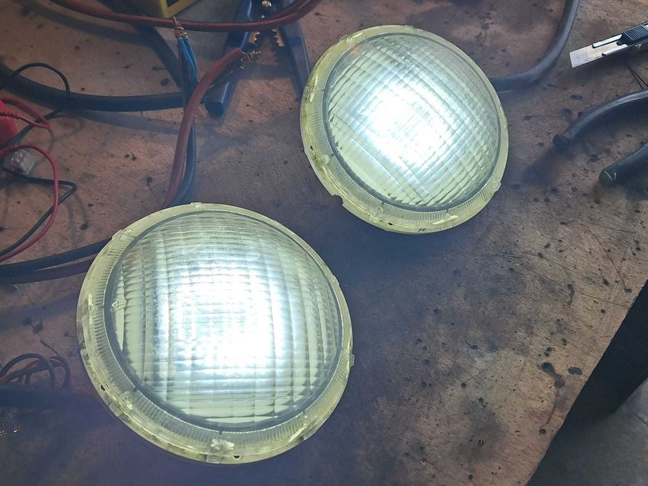 Lampy reflektory basenowe led 12V kompletne duże 2 szt Basenhurt