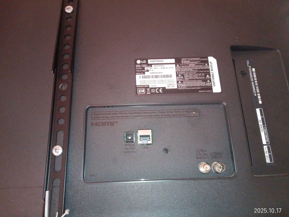 Smart TV LG 43" (Para peças)