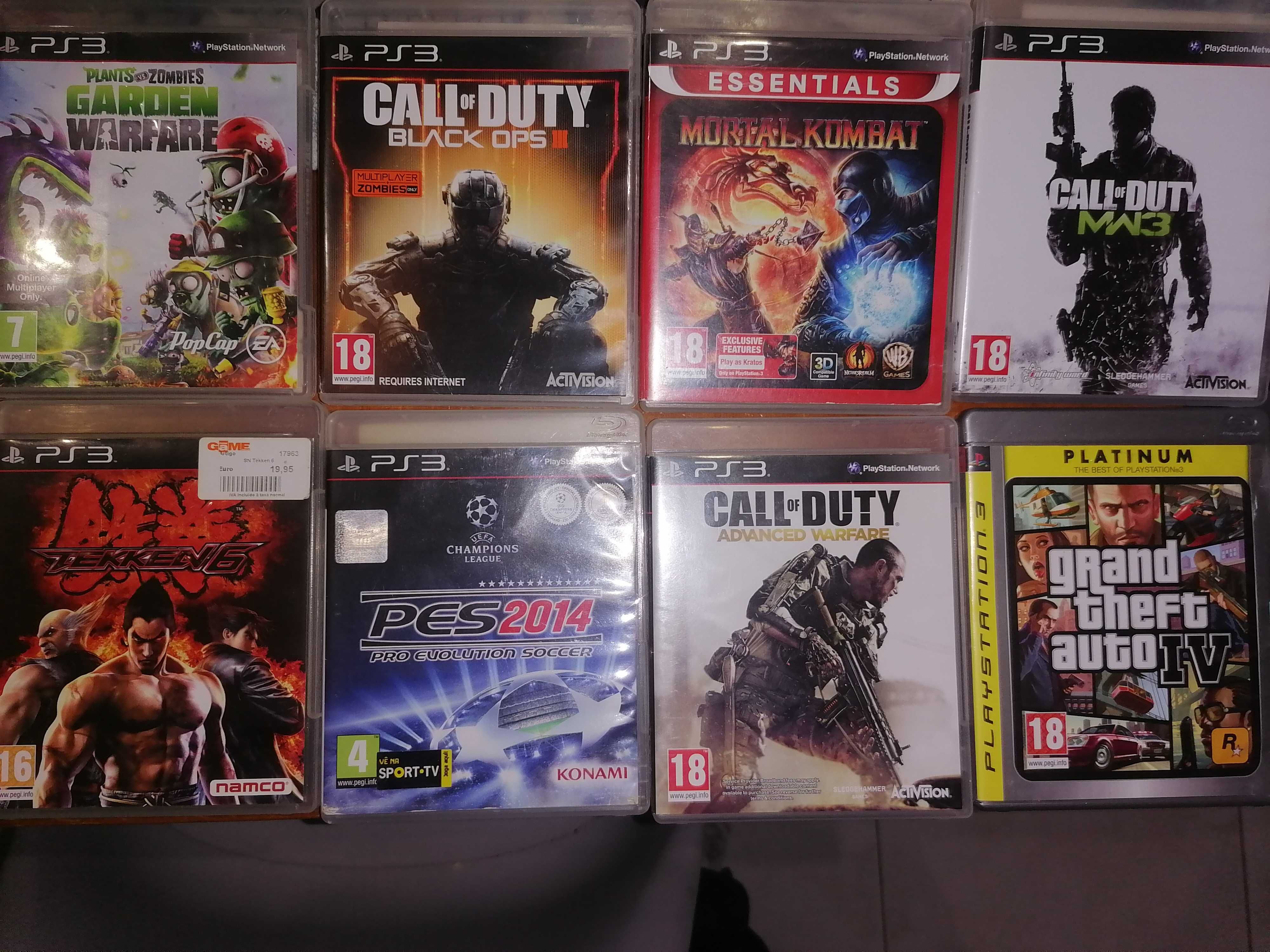 Vários jogos PS 3