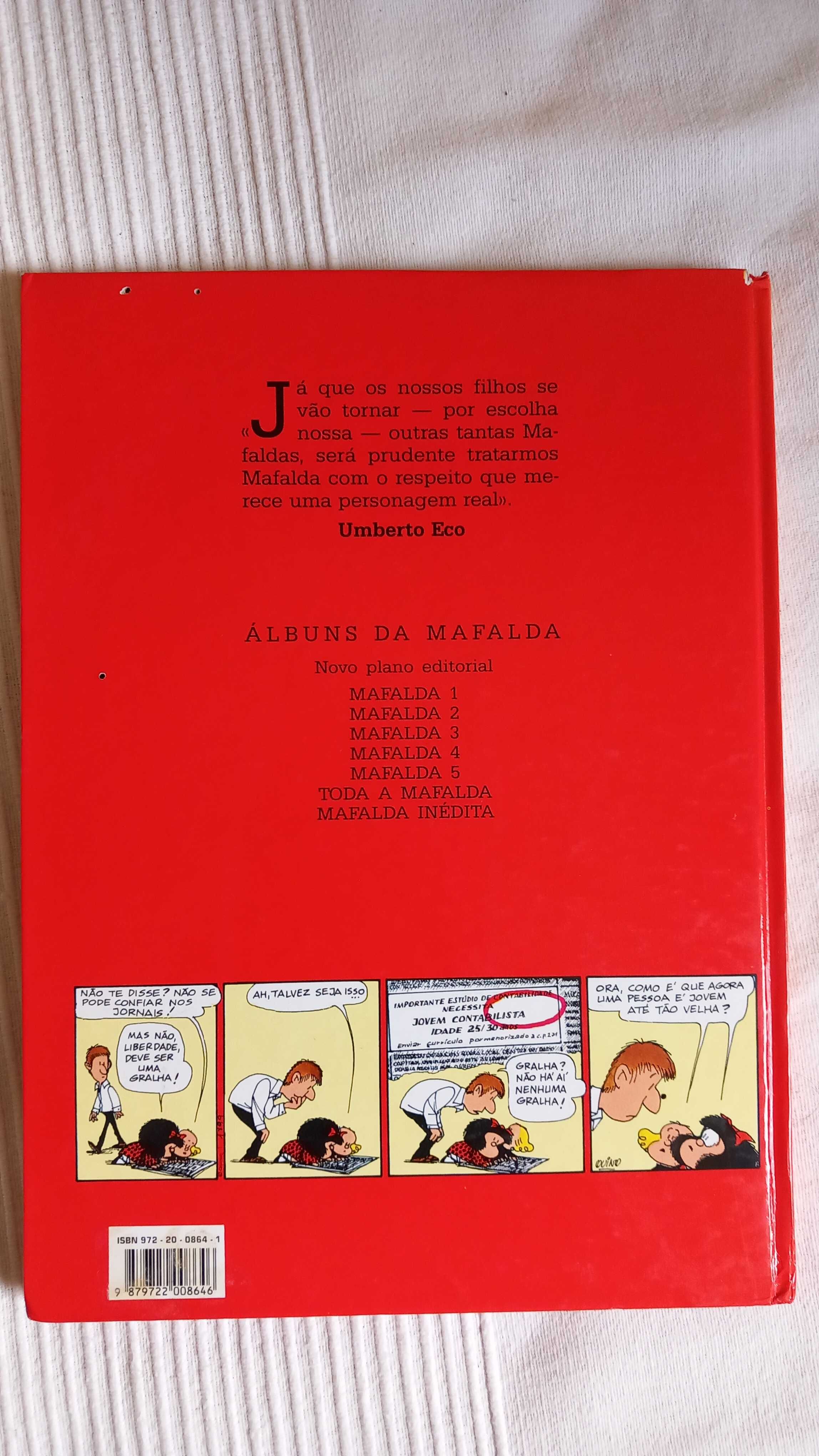 BD Mafalda 5 - Quino (c/ portes)