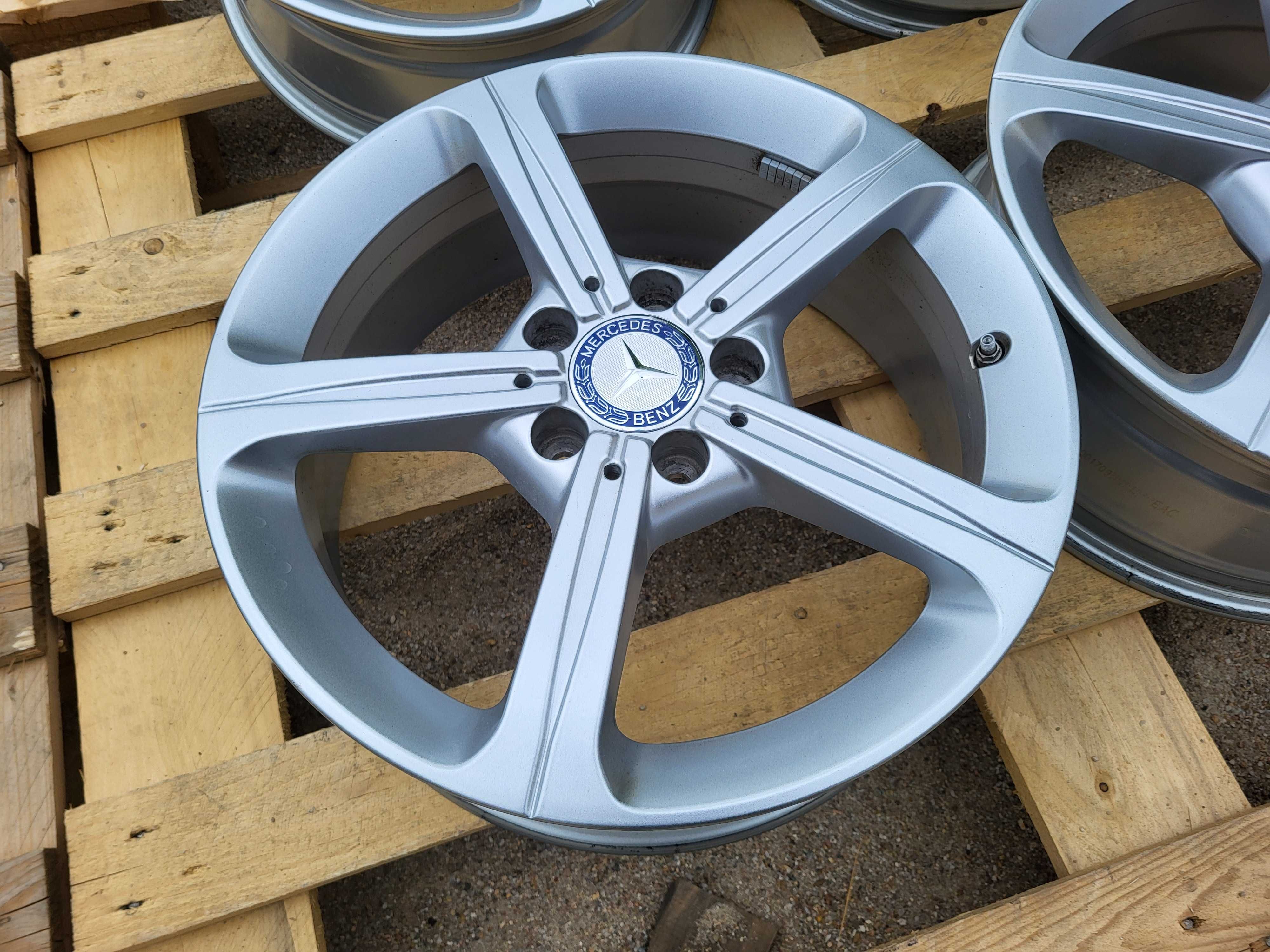 [874] Felgi aluminiowe Oryginał MERCEDES 17 Cali 5x112 ET44 +Czujniki