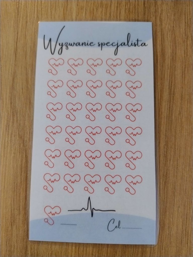 Karta wyzwań/oszczędności