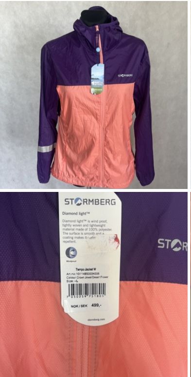 Lekka damska kurtka turystyczna Stormberg tempo jacket roz M