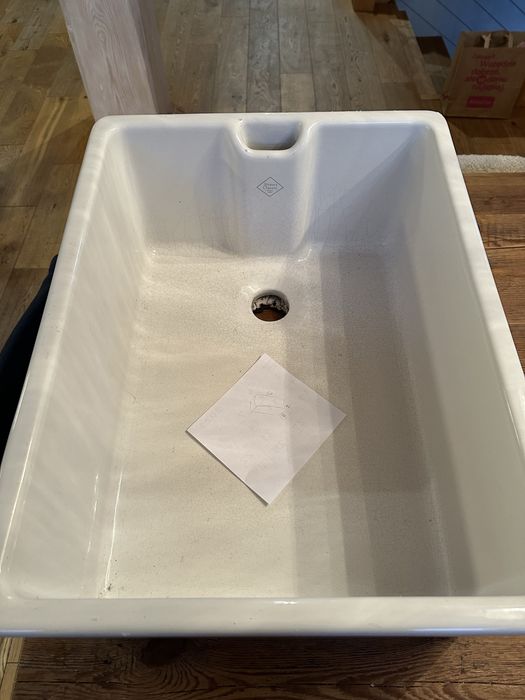 Zlew kuchenny. Belfast kitchen sink. Razem z szafka.