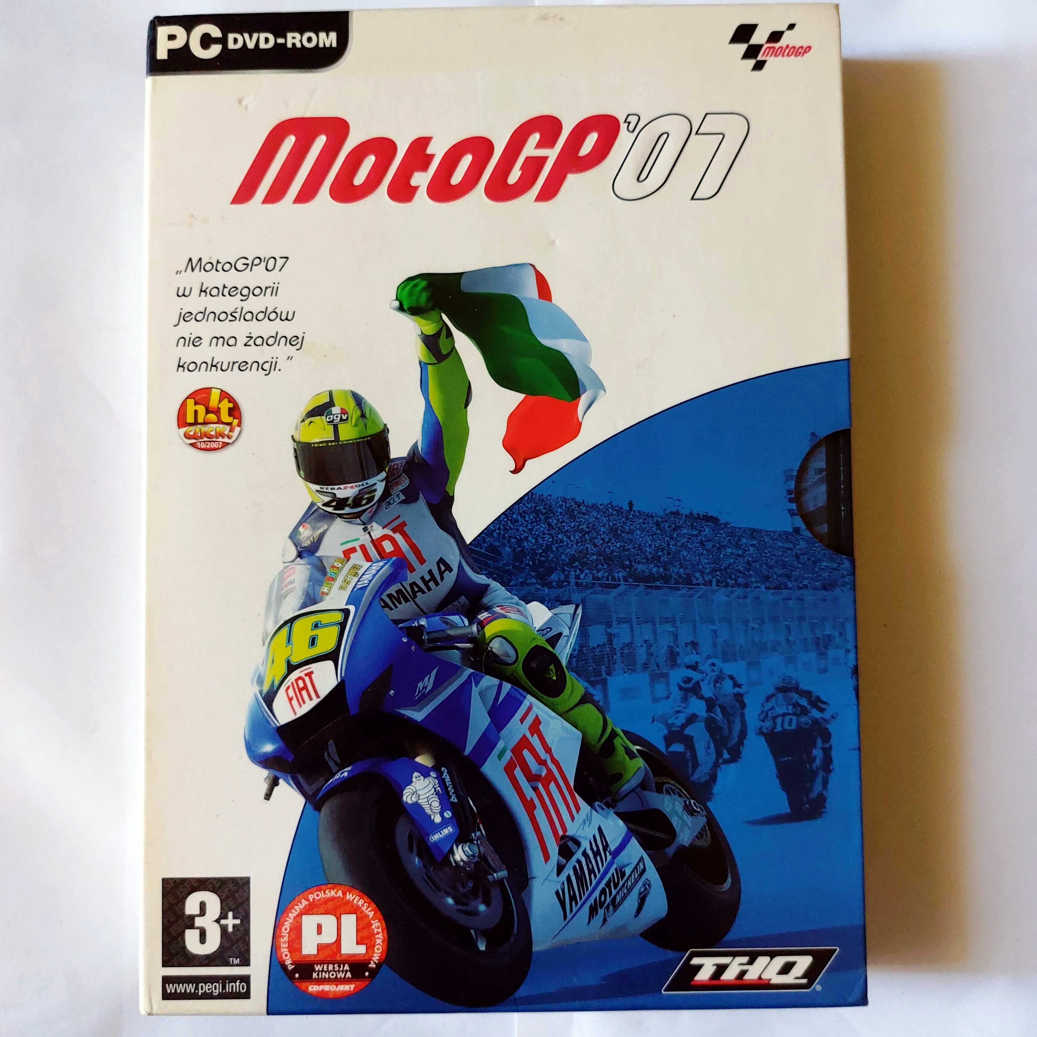 MOTO GP 07 | wyścigi na motorach | gra w kartoniku po polsku na PC