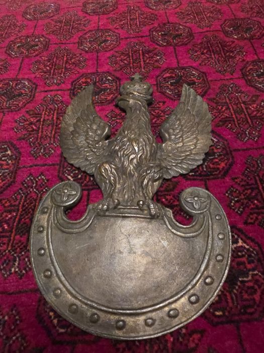 Stary orzeł Legionowy,Piłsudski.Piękna patyna.
