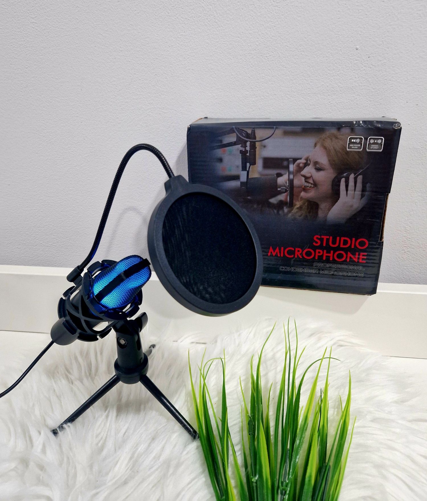 Microfone RGB novo
