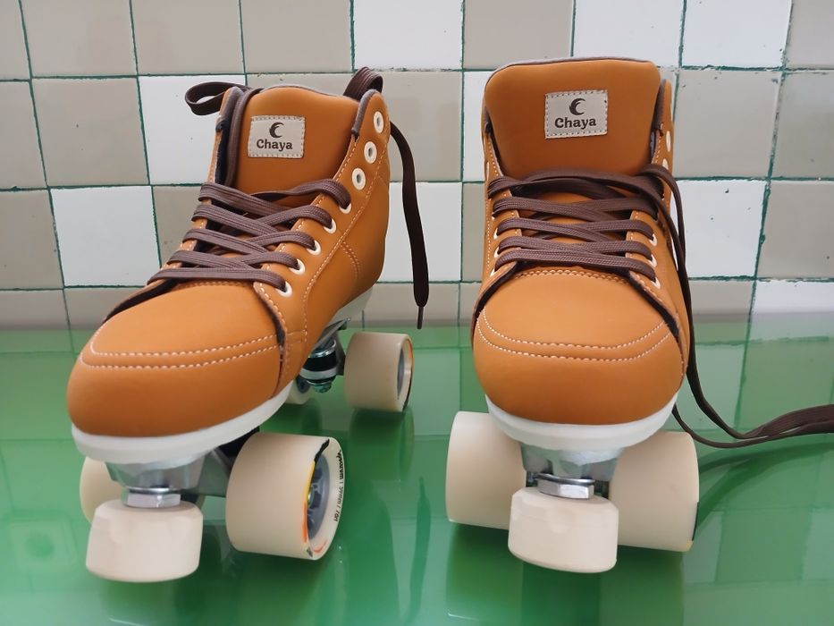 Patins quatro rodas Chaya vintage _Cappuccino  roller skates