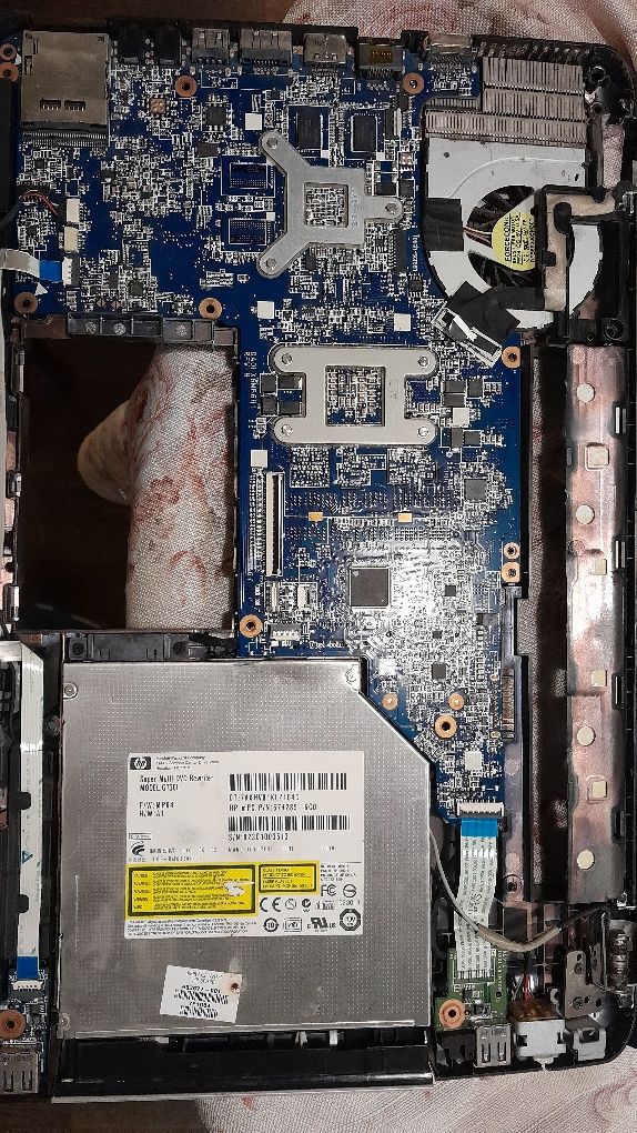 Laptop HP Pavilion dv6 3102 sl uszkodzony bez dysku