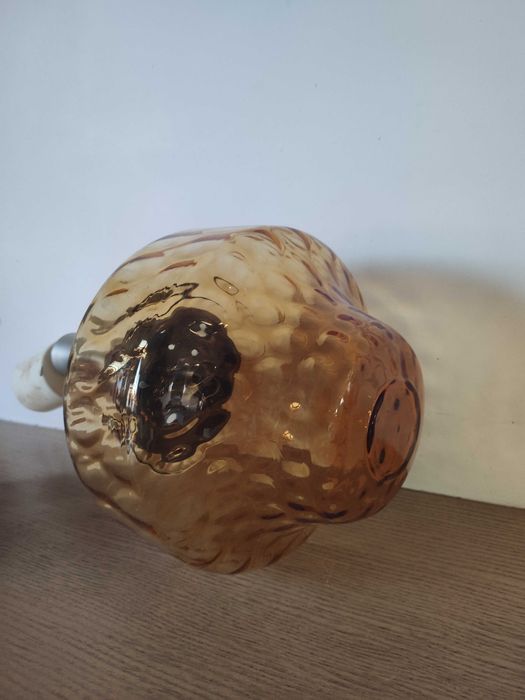 Lampa wisząca ' Twórczość' Gliwice PRL Vintage