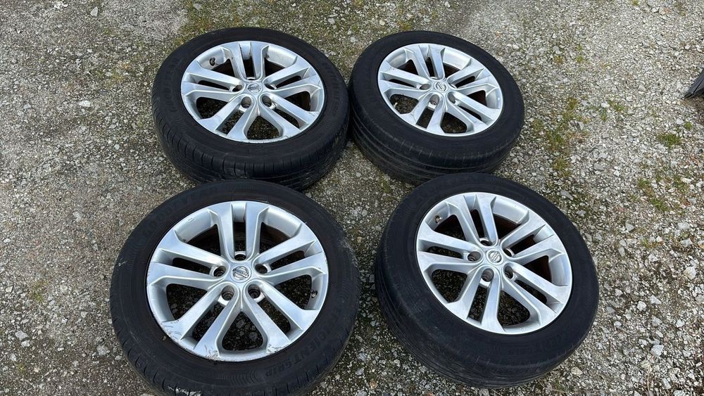 Nissan Juke F15 KOŁA FELGI ALUMINIOWE OPONY 17 CALI 215/55/17 KOMPLET 4szt.