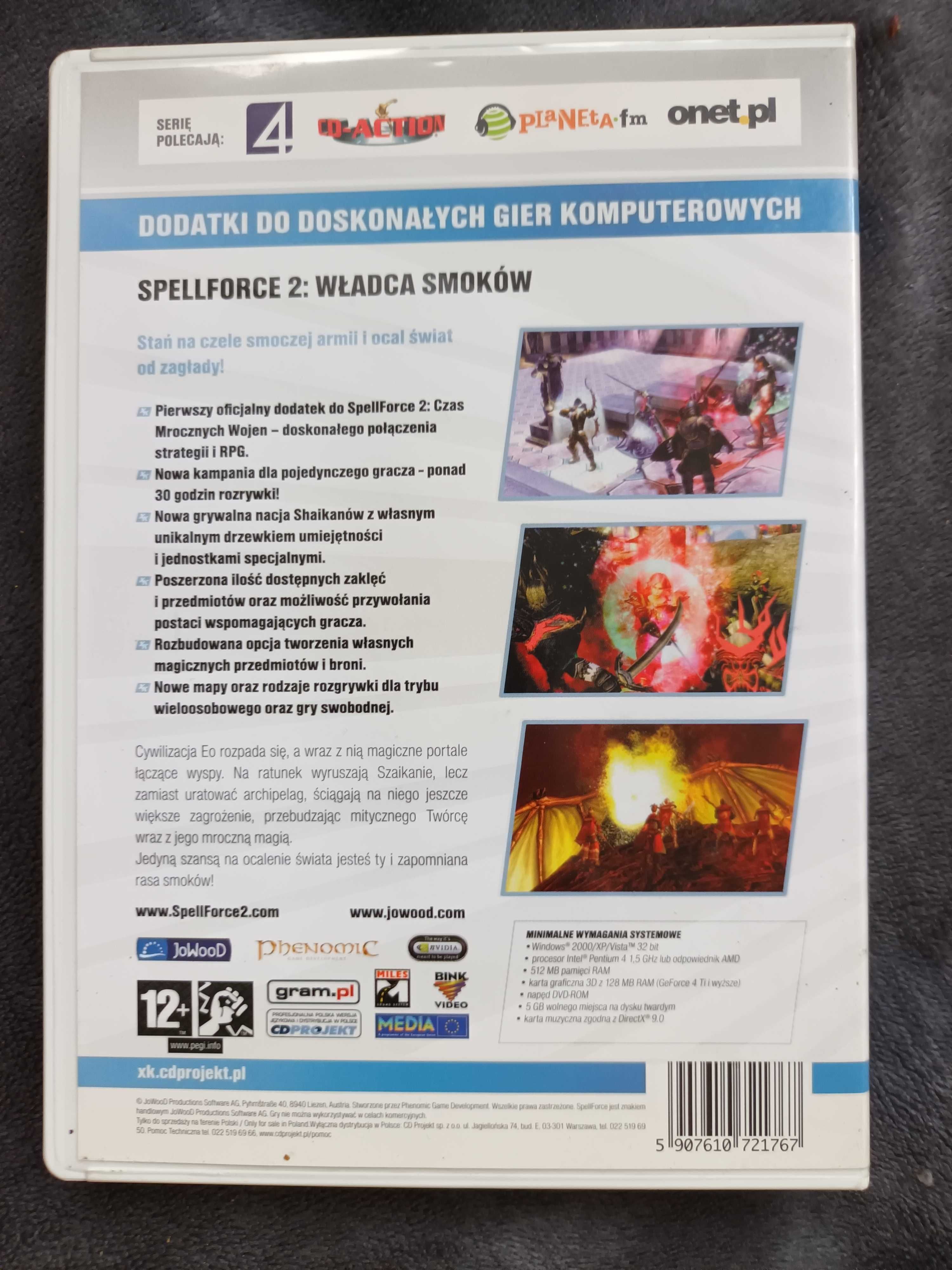 Spellforce 2: Władca smoków (rozszerzenie) PC, DVD