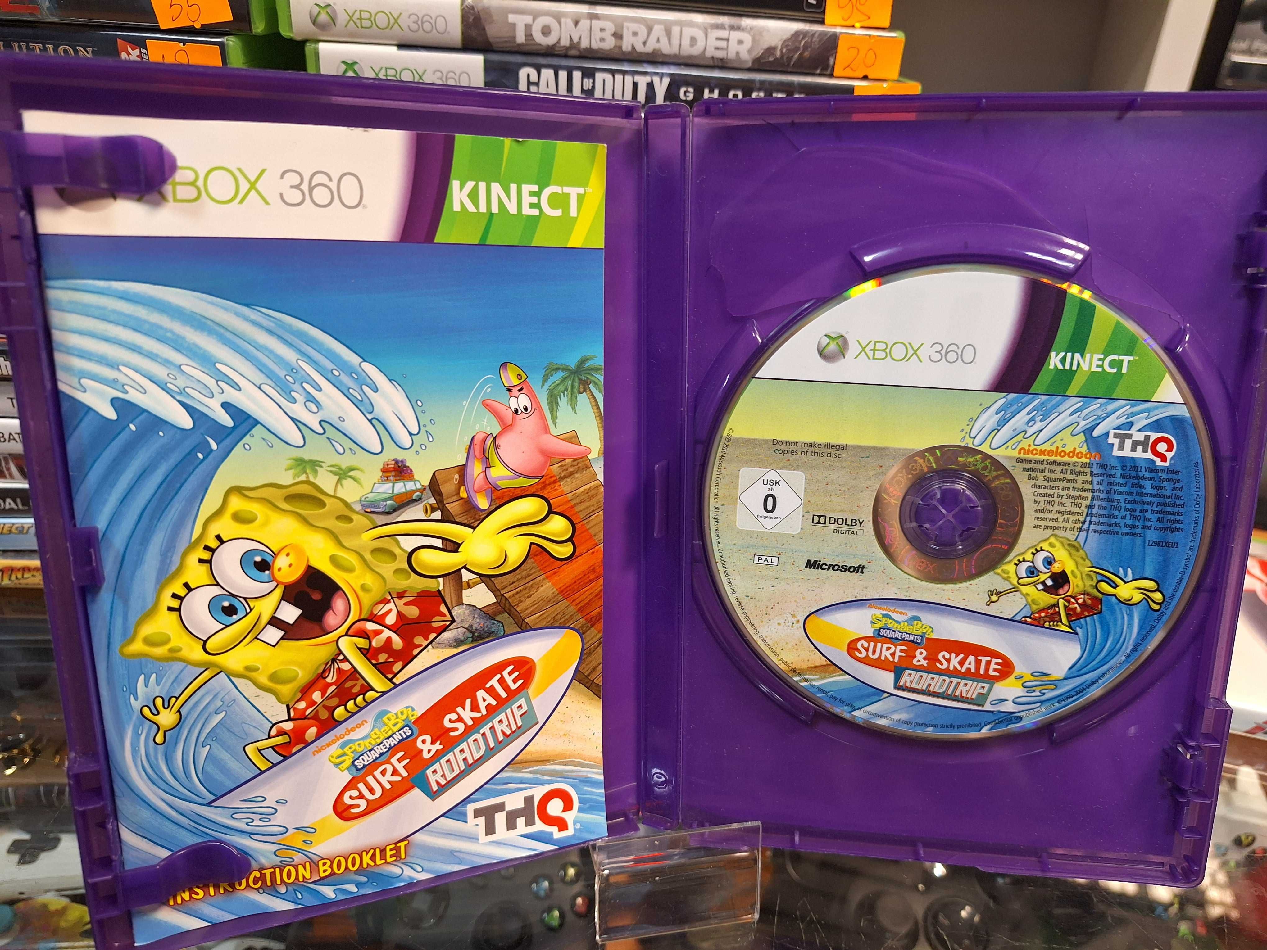 Spongebob Squarepants Surf & Skate Roadtrip Microsoft Xbox 360