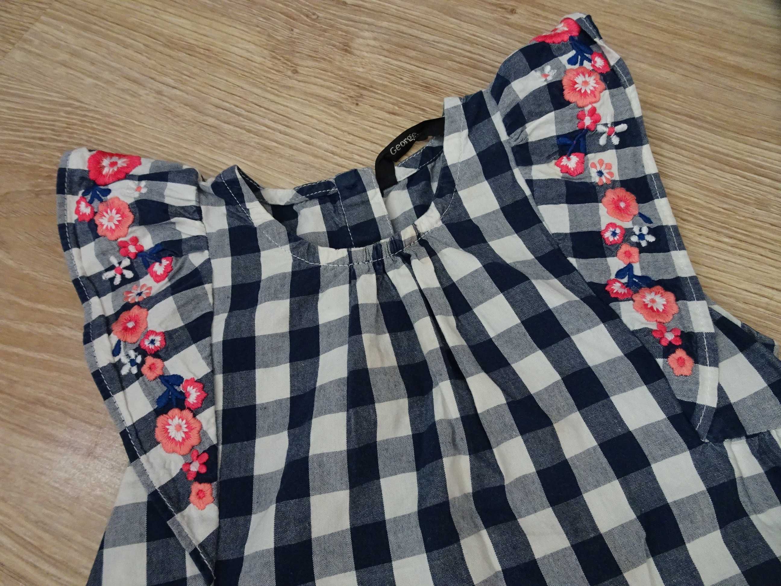 H&M spodenki krótkie bluzeczki 104/110