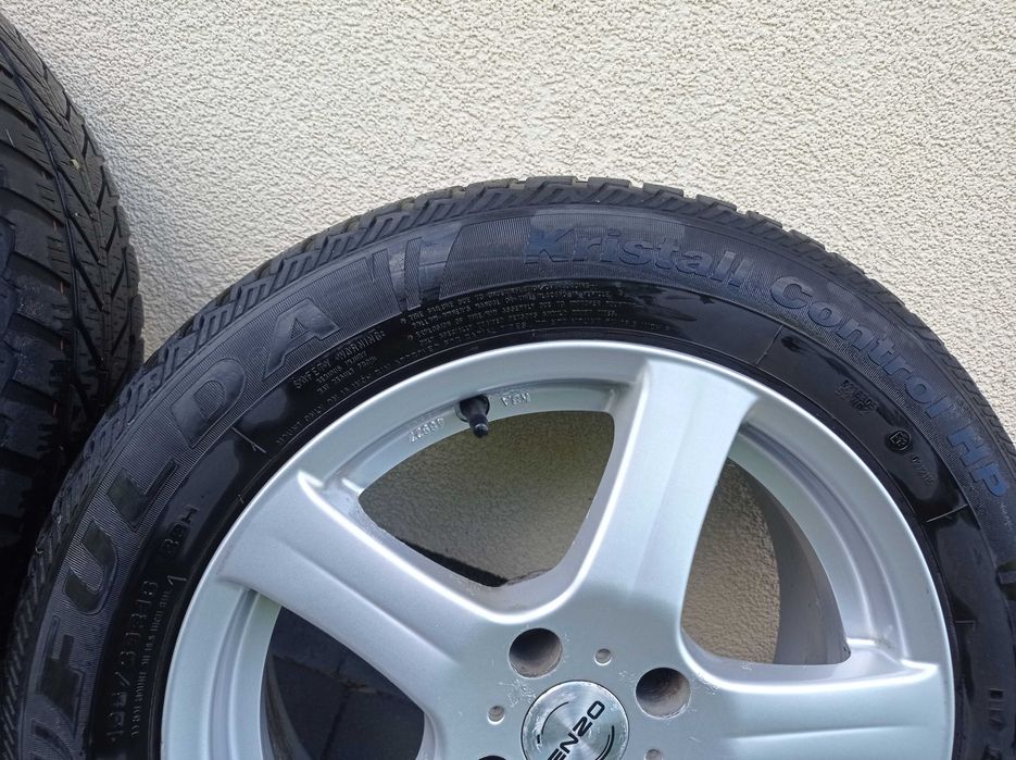 Alufelgi 16" 4x108 z oponami zimowymi FULDA 195/60/16