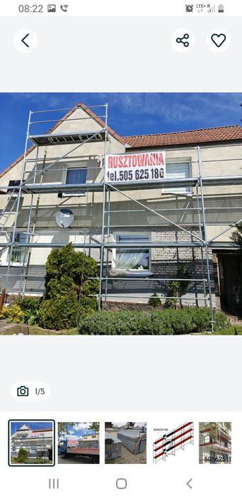 Rusztowanie wynajem pletac 70 blaty metalowe drewniane