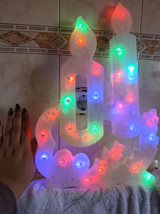 Luzes de natal/ velas natalinas