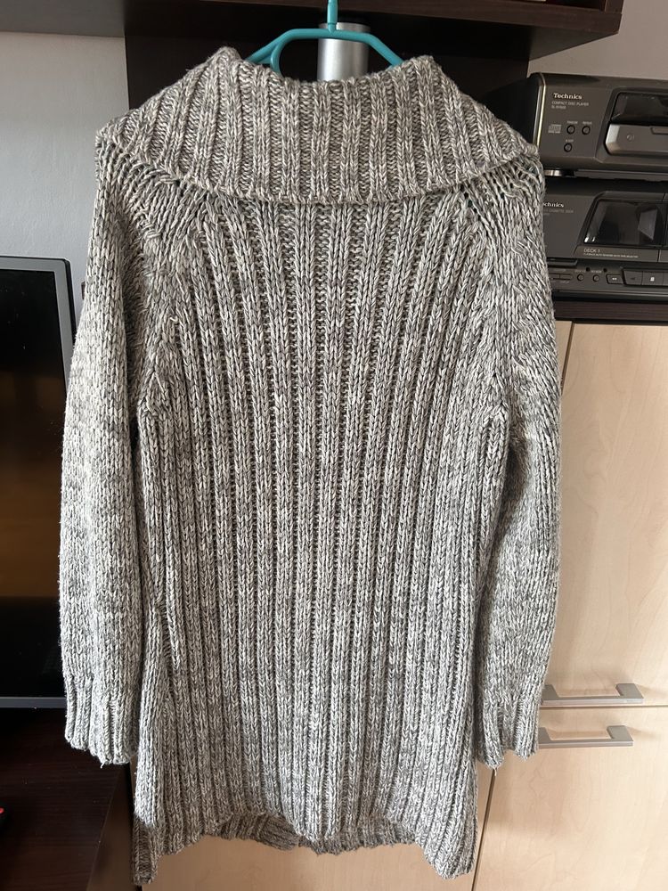 Sweter długi rozpinany Bhs XL XXL