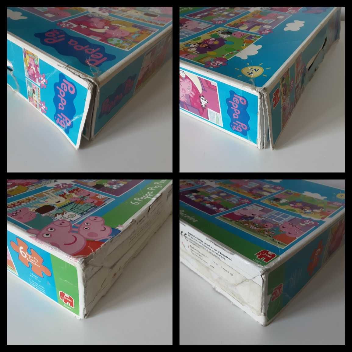 Świnka Peppa puzzle Jumbo 6 w 1