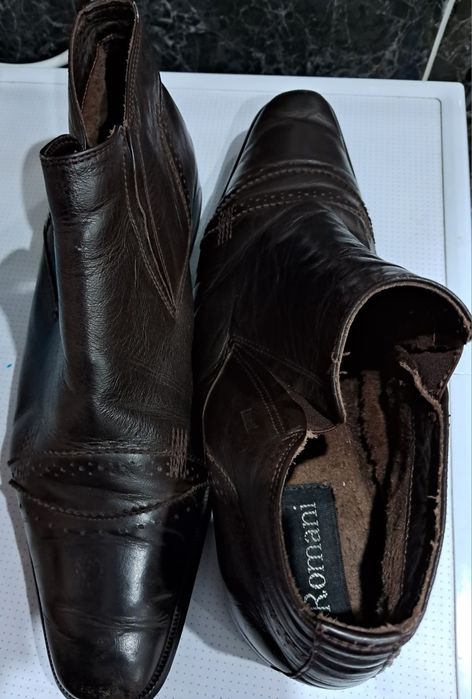 Мужские ботинки (челси), кожа,р.43