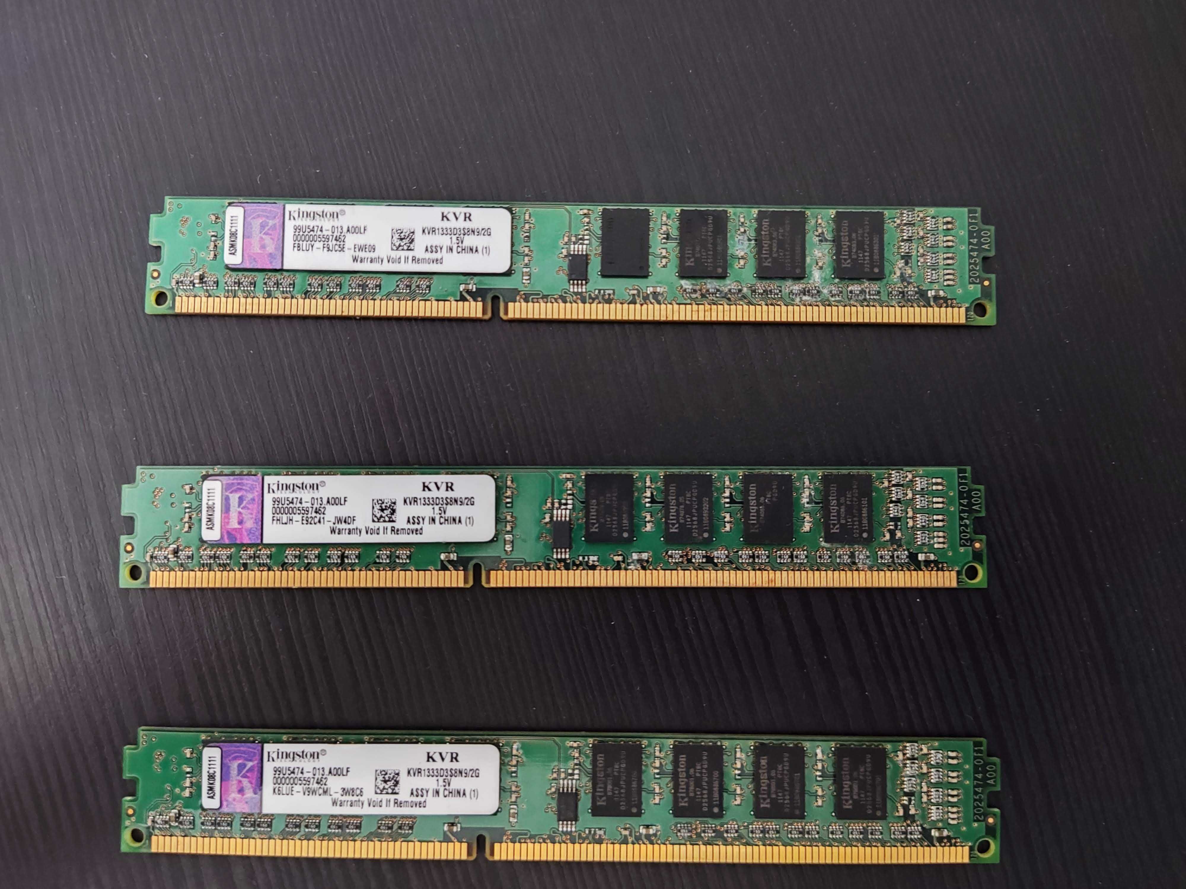 2GB RAM Kingston - KVR1333D3S8N9/2G