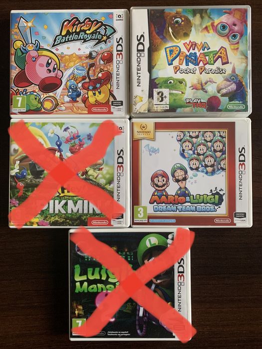 Jogos Nintendo 3Ds e Ds