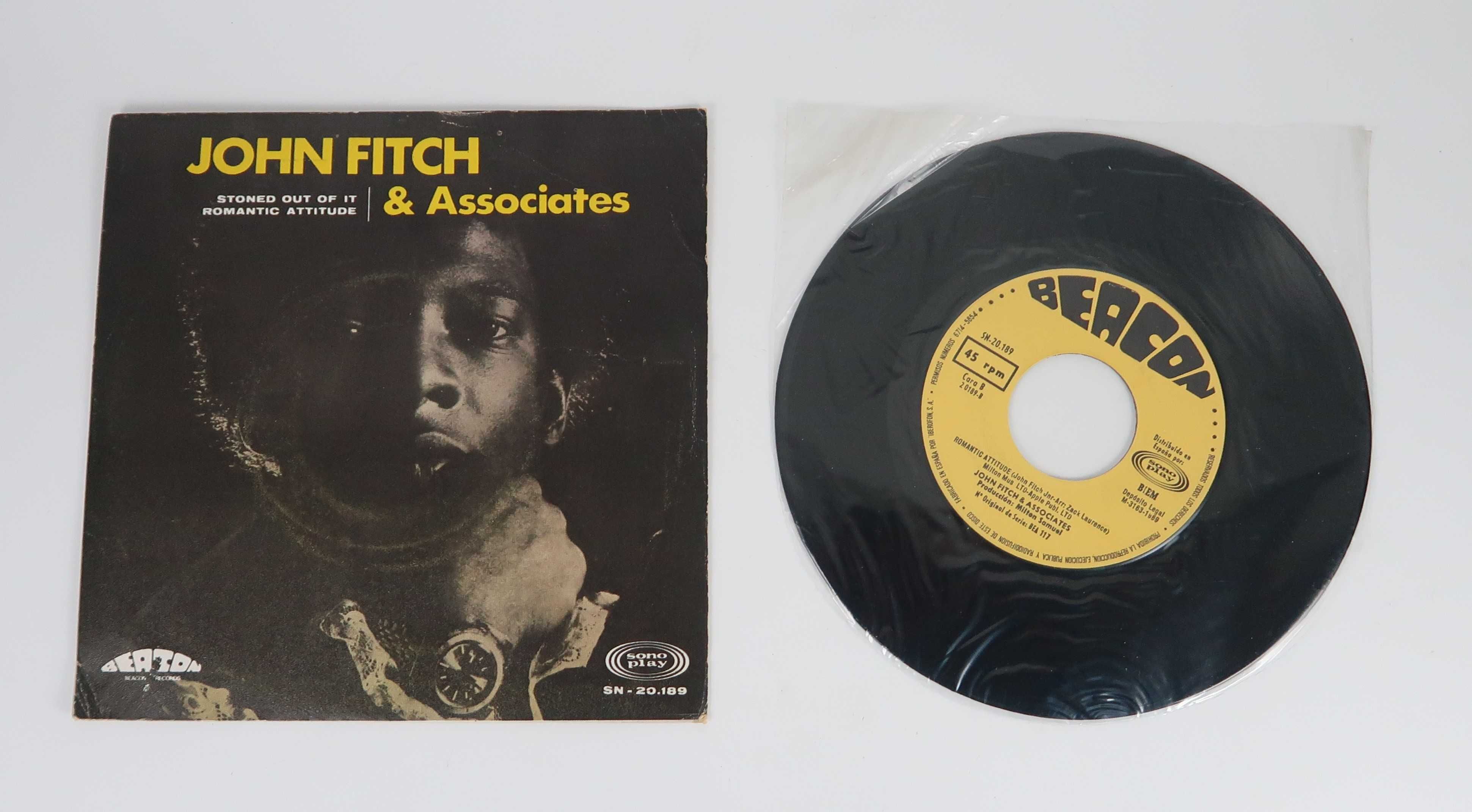 John Fitch & Associates– Stoned Out Of It, Single Vinil, Psychedelic