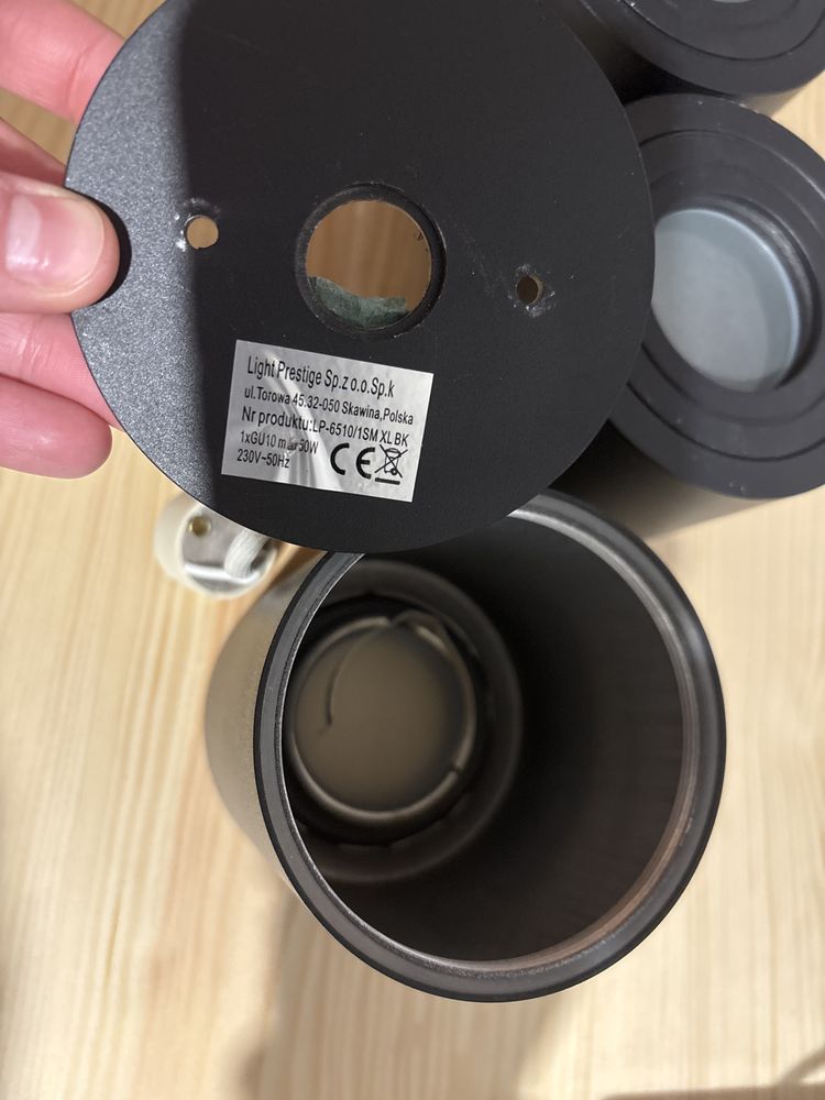 3 reflektory oprawa natynkowa Light Prestige na gu10