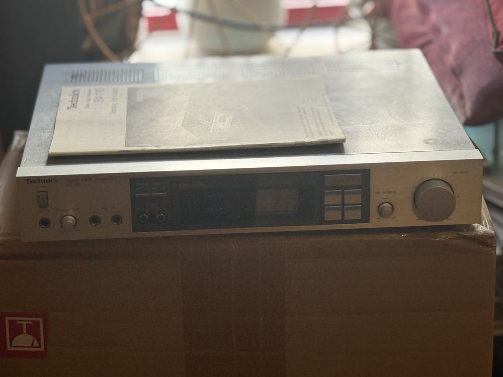 Technics Digital Audio Processor SV-110 - PAL - super raro - 220v