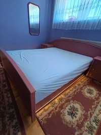 Zestaw sypialniany łóżko szafa lustra