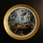 Prato porcelana "La Trasfigurazione" de Raffaello