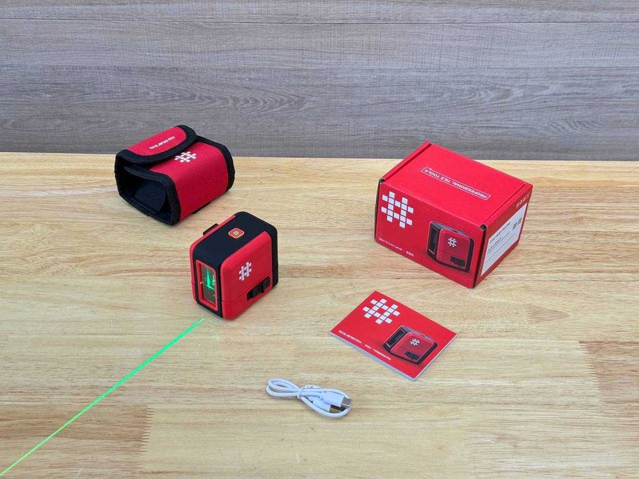 Лазерный нивелир Shijing 8150 Линейный / на Аккумуляторах 2D с кабелем