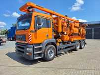 MAN TGA 26.410 6X4 WUKO MULLER KOMBI DO CZYSZCZENIA KANAŁÓW