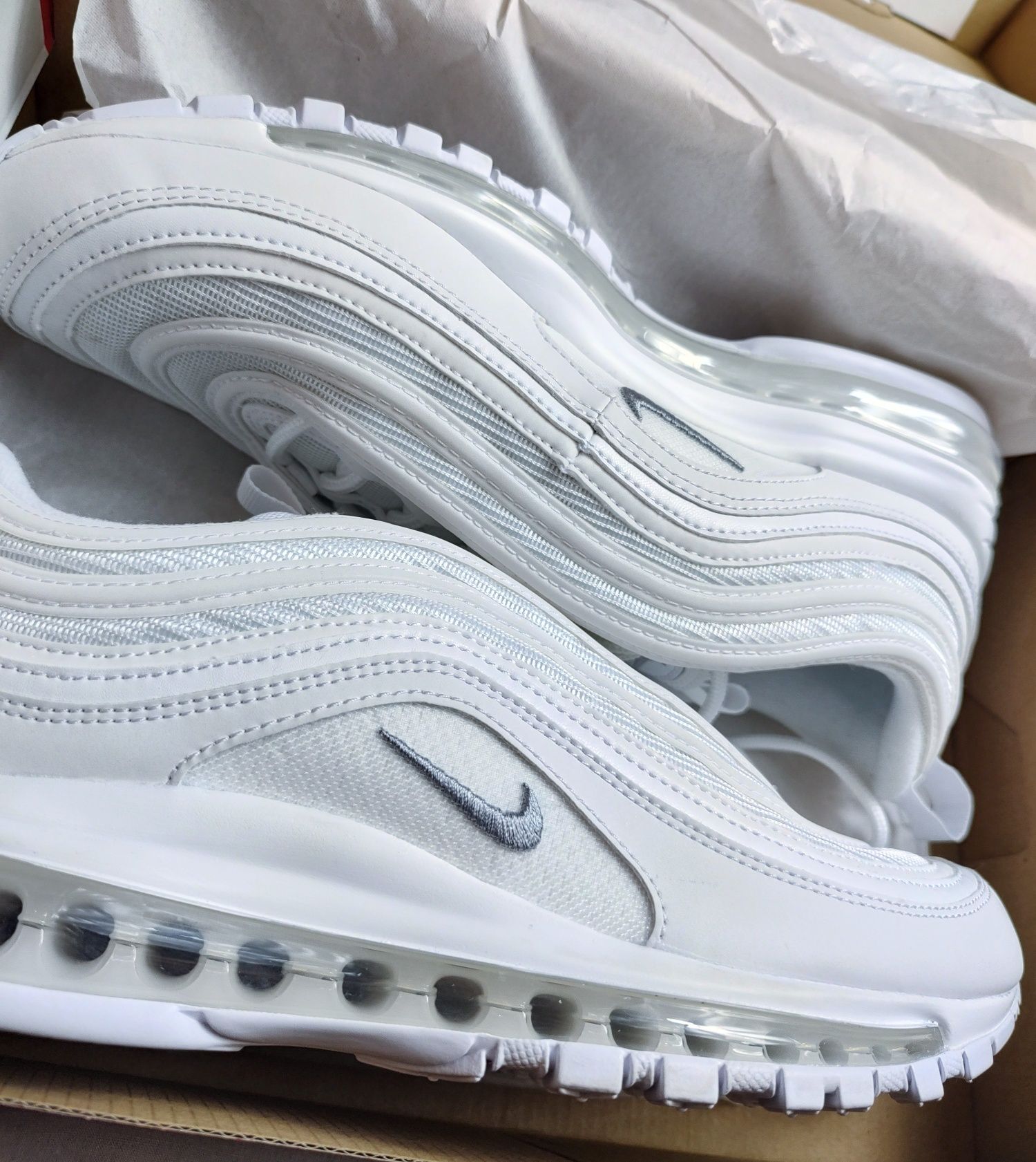 Nike Air Max 97__buty męskie (44 / 28cm) białe lato adidasy