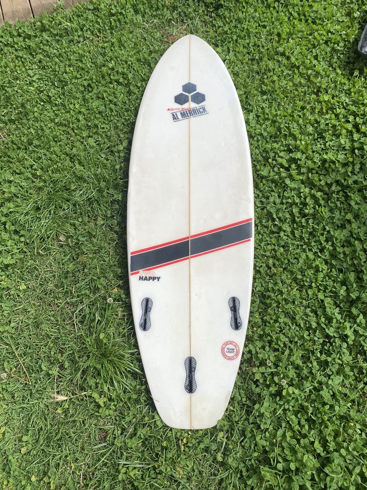 Prancha Al Merrick Two Happy 5’10 + Quilhas FCS